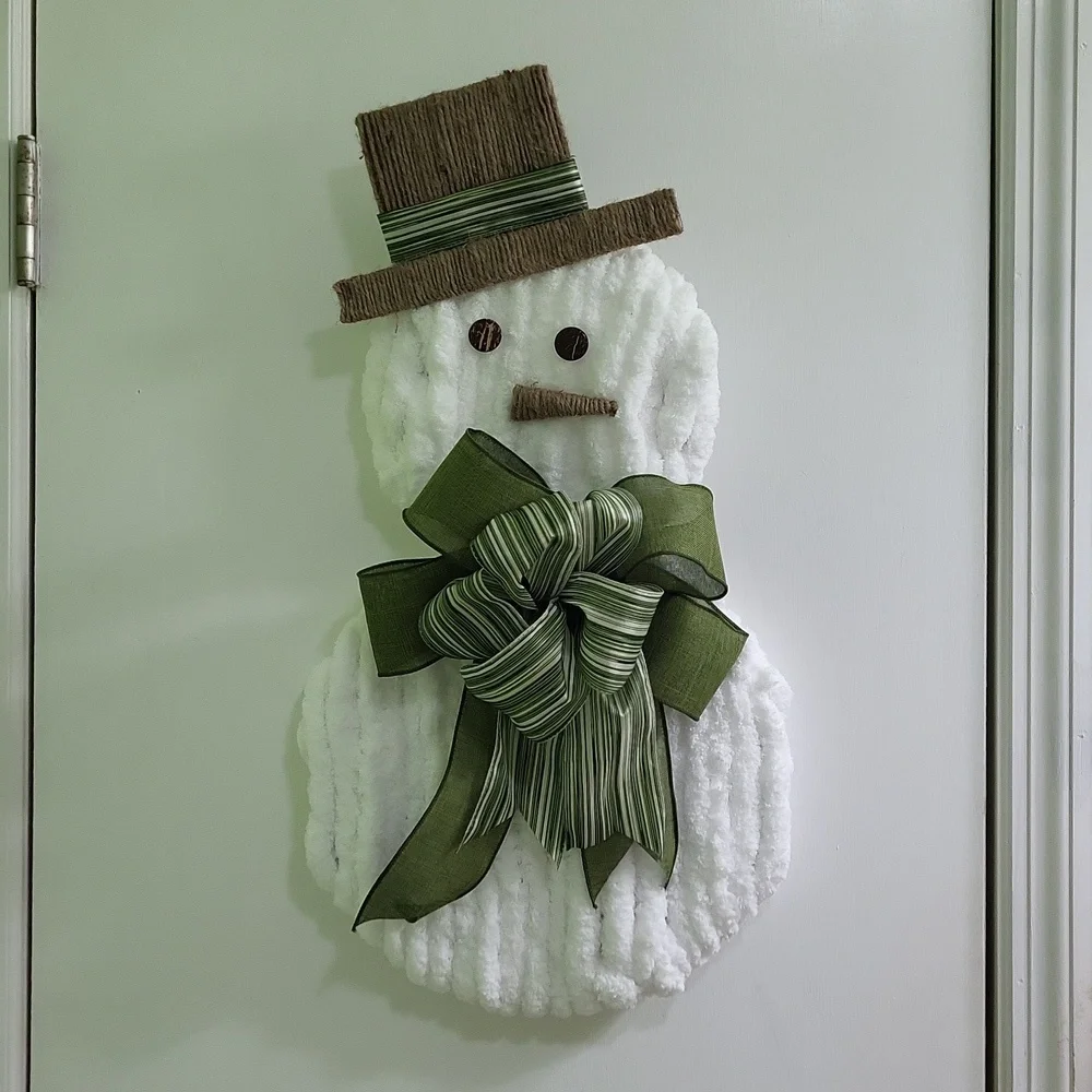 Clearance Sale! Snowman Wreath